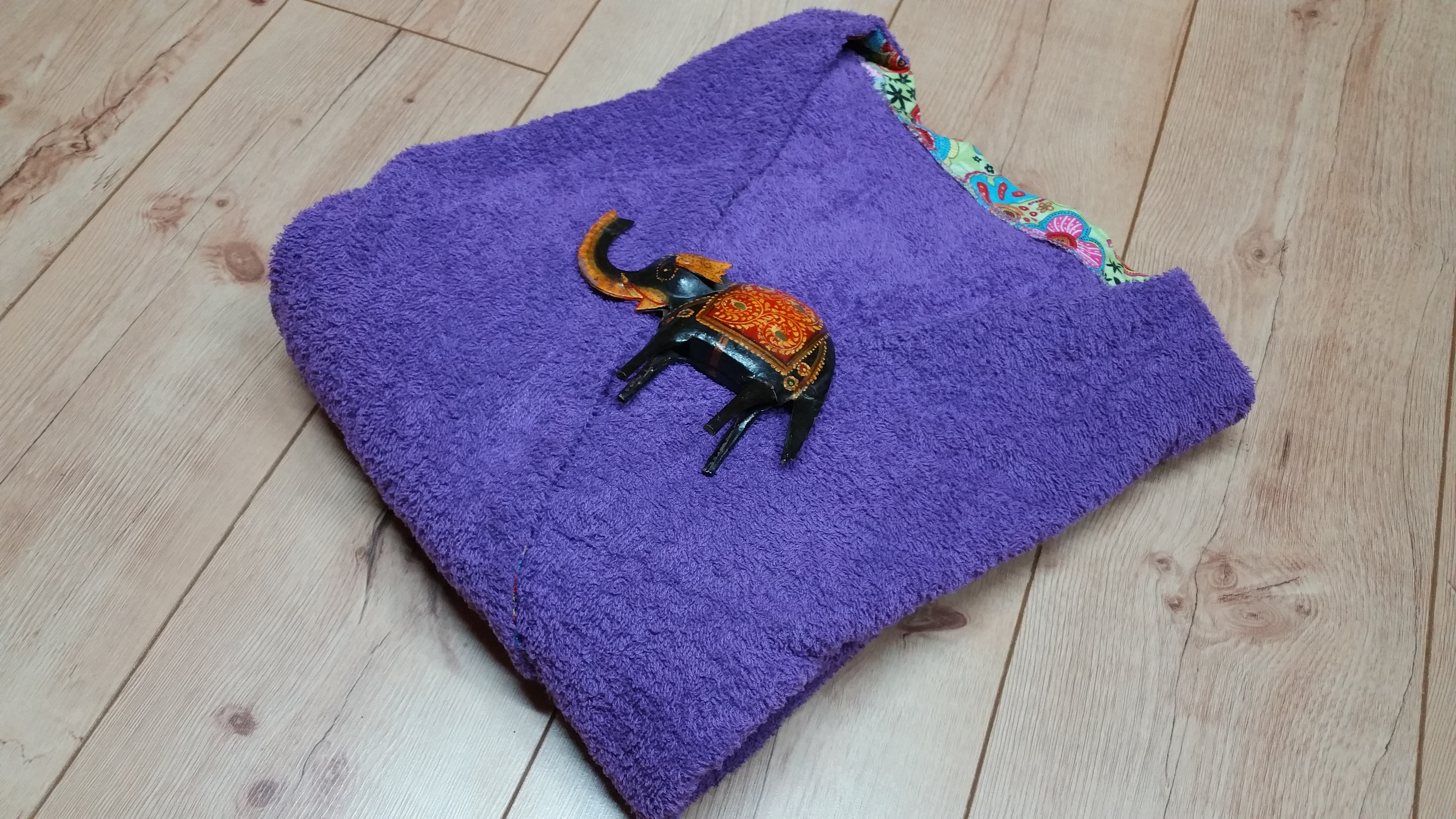 Le peignoir mais sans les éléphants..